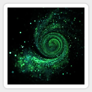 Green nebula Sticker